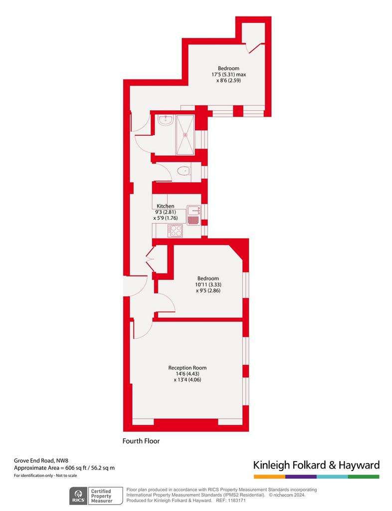 2 bedroom flat for sale - floorplan