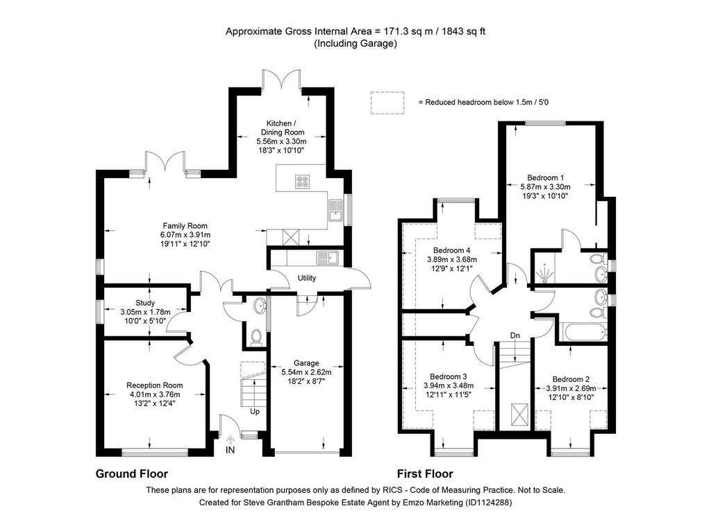 4 bedroom detached house for sale - floorplan