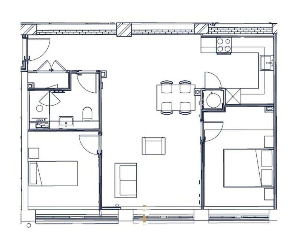 2 bedroom flat to rent - floorplan