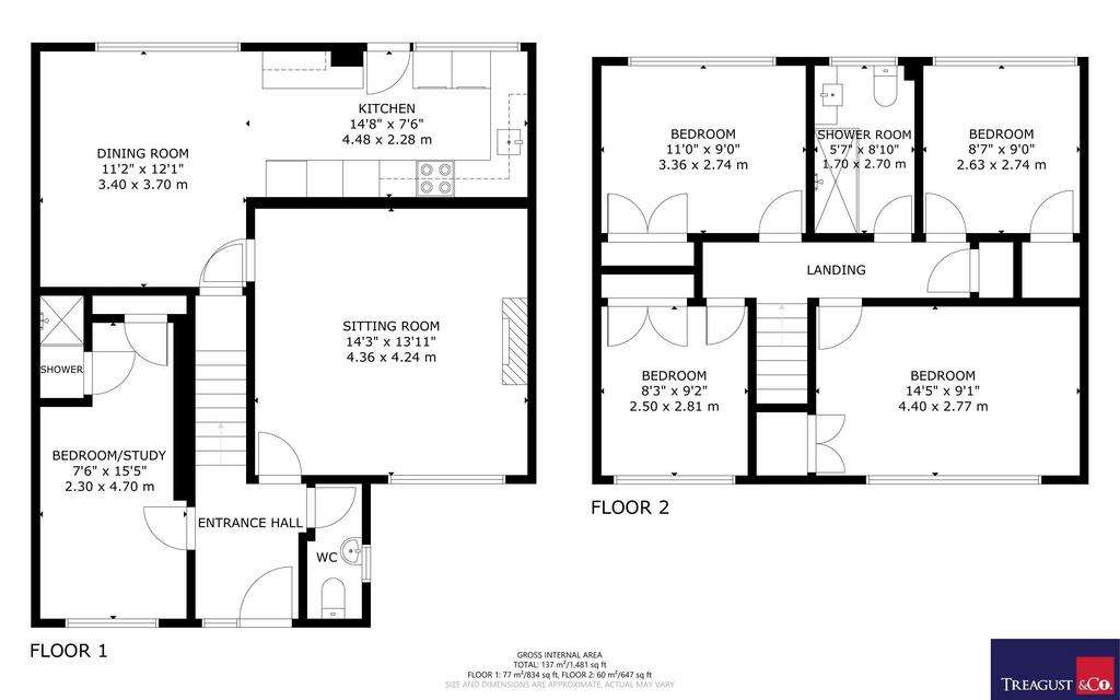 5 bedroom detached house for sale - floorplan