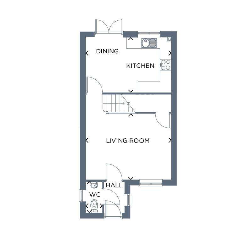 3 bedroom detached house for sale - floorplan