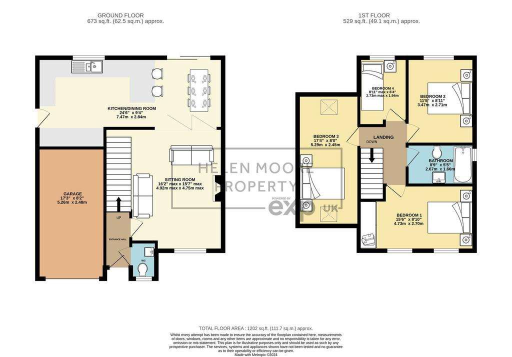 4 bedroom detached house for sale - floorplan