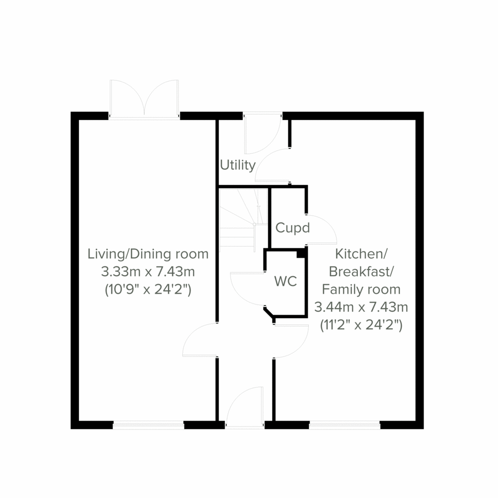 5 bedroom detached house for sale - floorplan