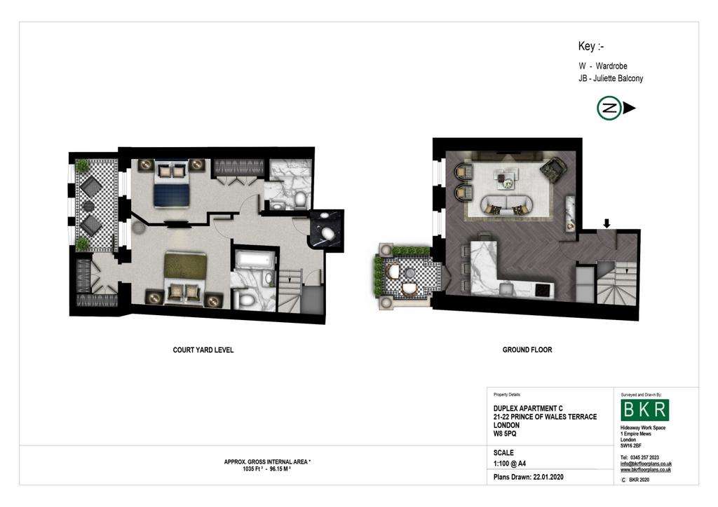 2 bedroom flat to rent - floorplan