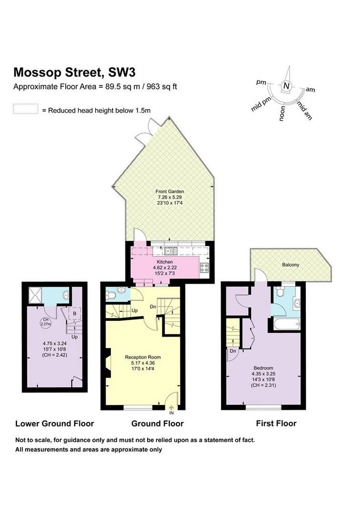 1 bedroom terraced house to rent - floorplan