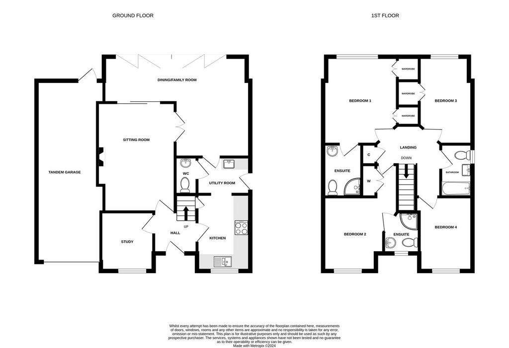 4 bedroom detached house for sale - floorplan