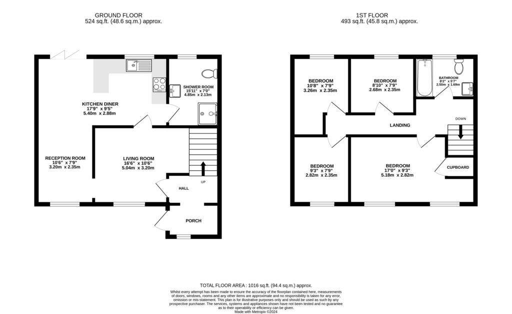 4 bedroom semi-detached house for sale - floorplan