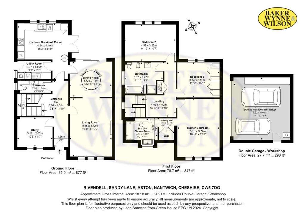 3 bedroom detached house for sale - floorplan