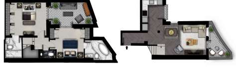 2 bedroom flat to rent - floorplan