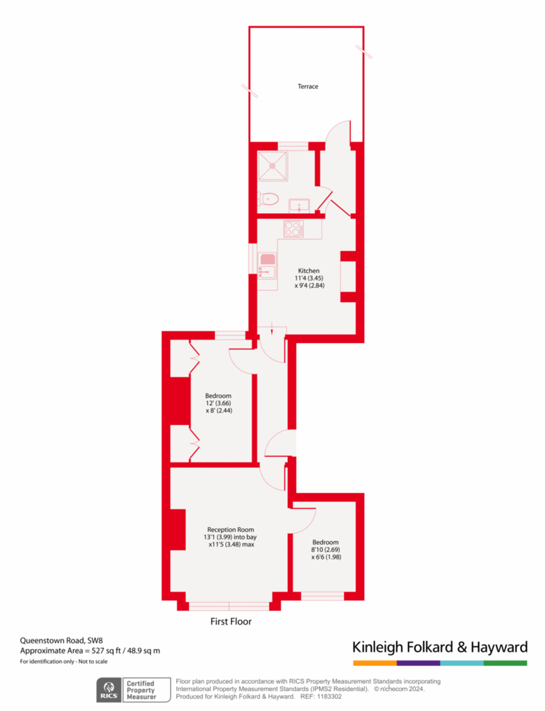 2 bedroom flat for sale - floorplan