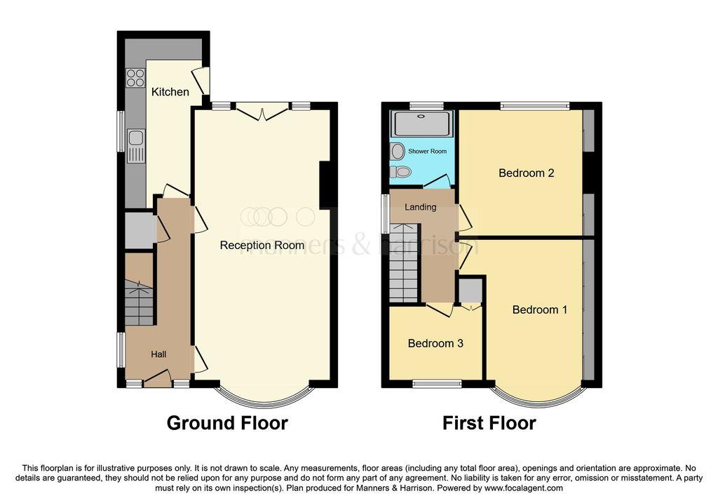 3 bedroom semi-detached house to rent - floorplan