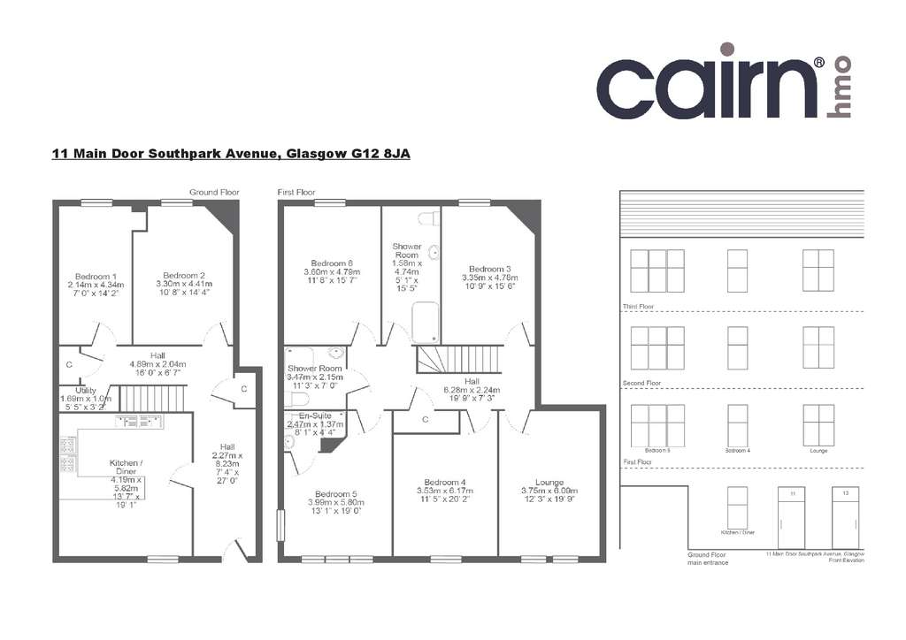 6 bedroom flat to rent - floorplan