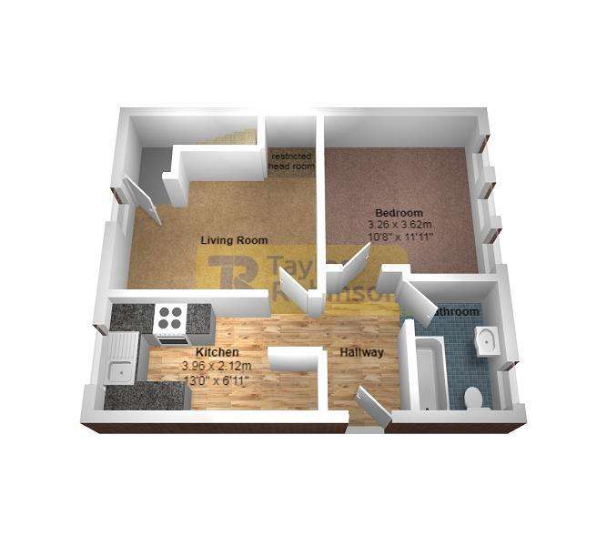 2 bedroom flat to rent - floorplan