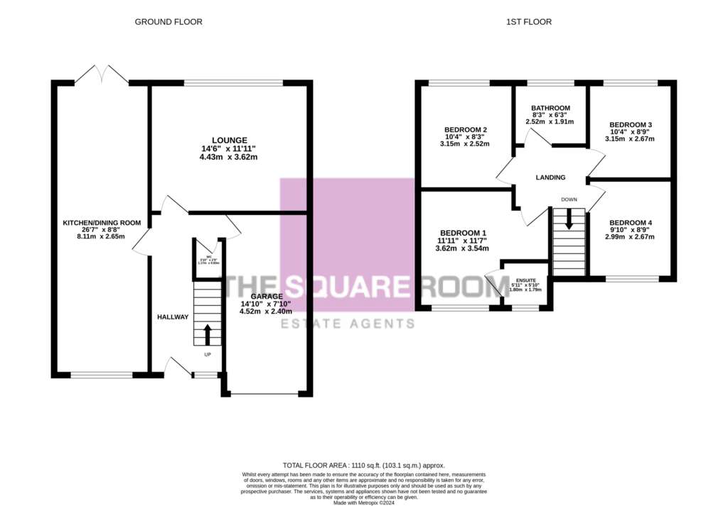 4 bedroom detached house for sale - floorplan