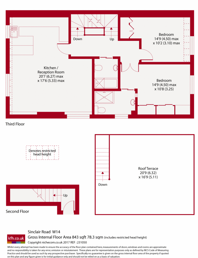 2 bedroom flat for sale - floorplan