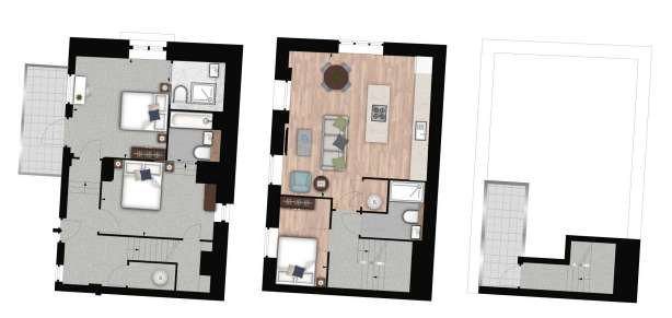 3 bedroom flat to rent - floorplan