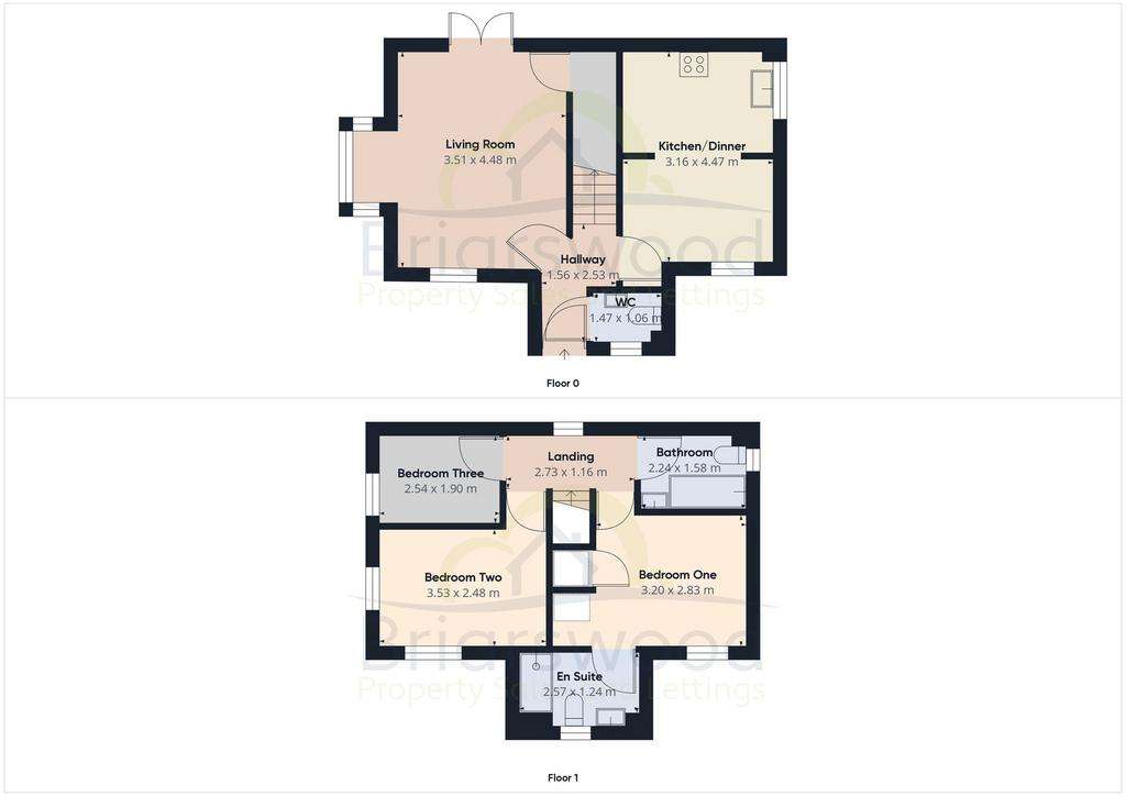 3 bedroom detached house for sale - floorplan