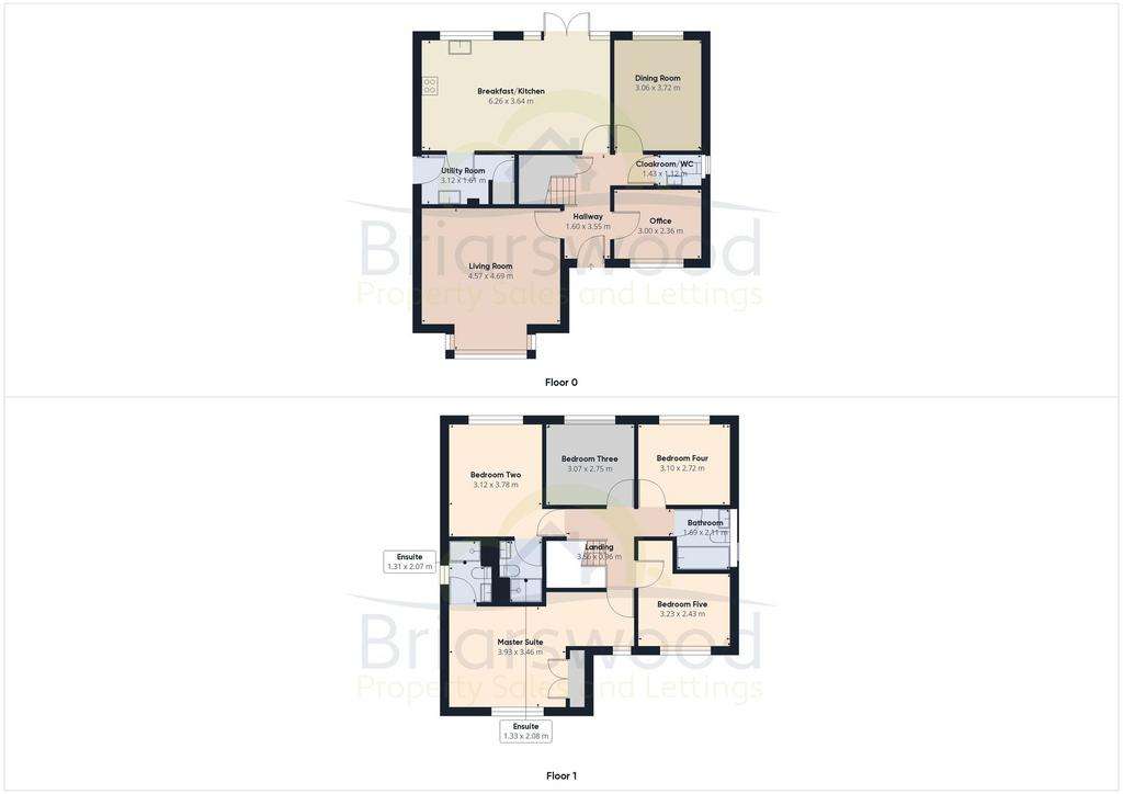 5 bedroom detached house for sale - floorplan