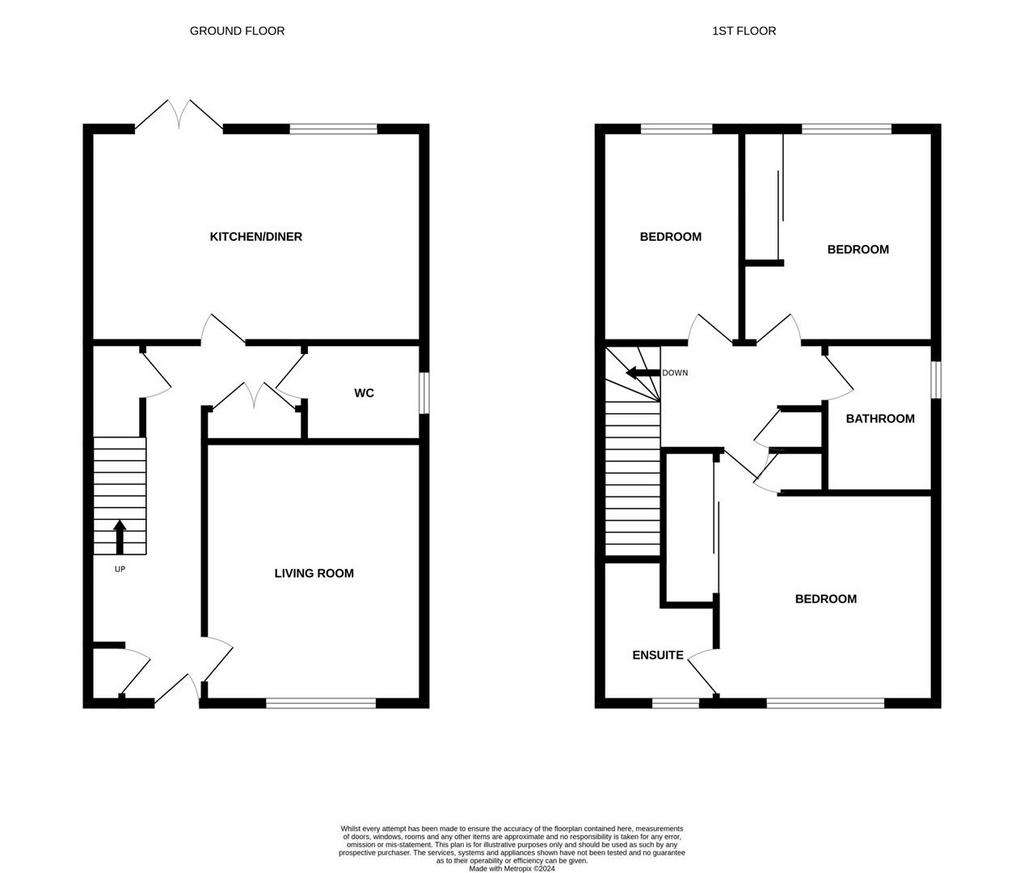 3 bedroom house for sale - floorplan