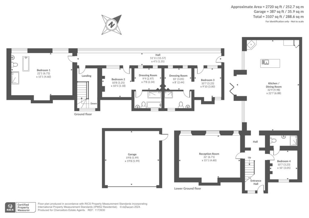 5 bedroom detached house for sale - floorplan