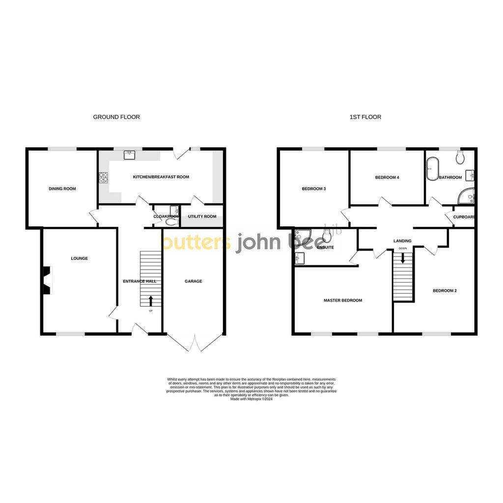 4 bedroom barn conversion for sale - floorplan