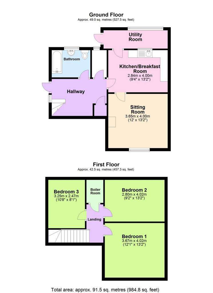 3 bedroom cottage to rent - floorplan