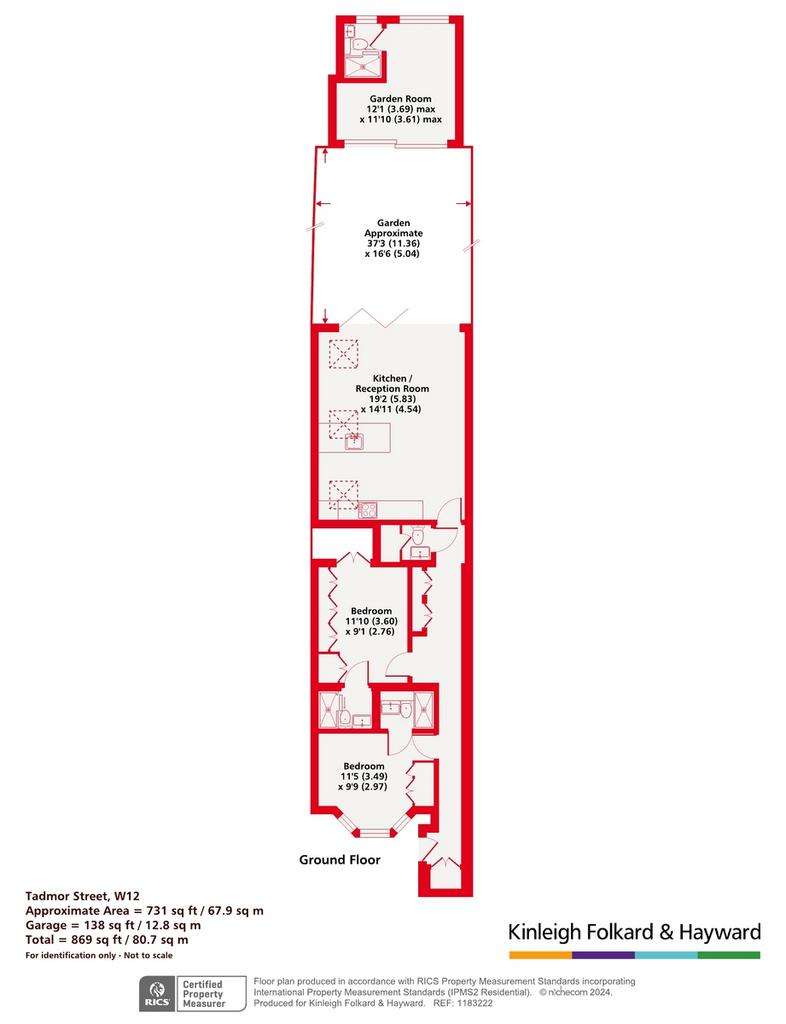 3 bedroom flat for sale - floorplan