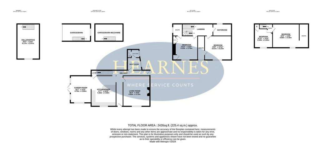 4 bedroom character property for sale - floorplan