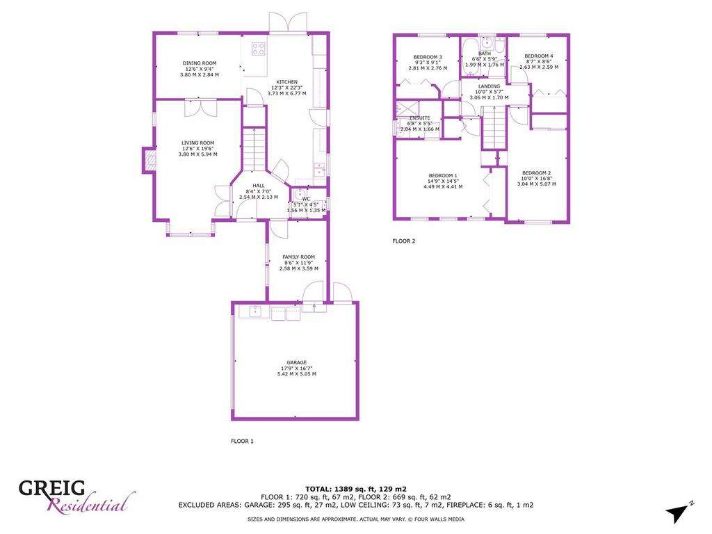 5 bedroom detached house for sale - floorplan