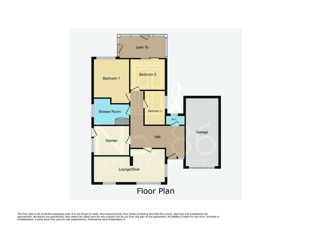 3 bedroom detached bungalow for sale - floorplan