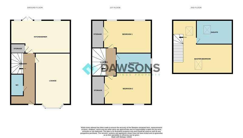 3 bedroom town house to rent - floorplan