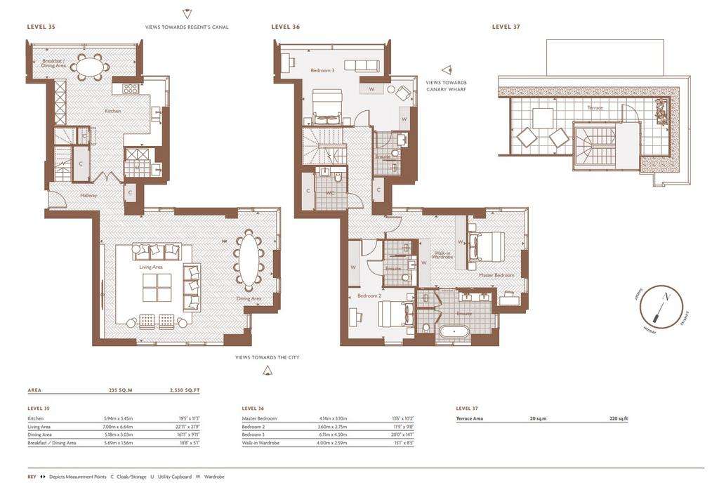 4 bedroom penthouse apartment for sale - floorplan