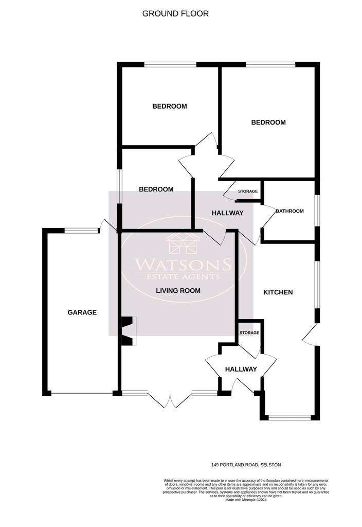 3 bedroom detached bungalow for sale - floorplan