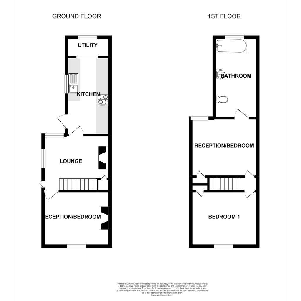 2 bedroom detached house for sale - floorplan