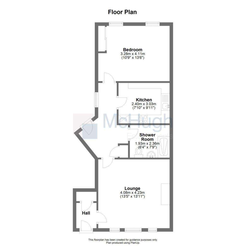 1 bedroom flat for sale - floorplan