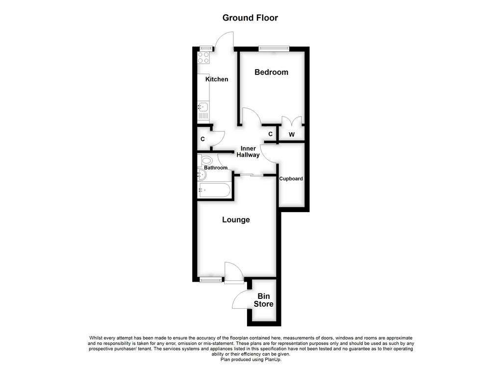 1 bedroom maisonette for sale - floorplan