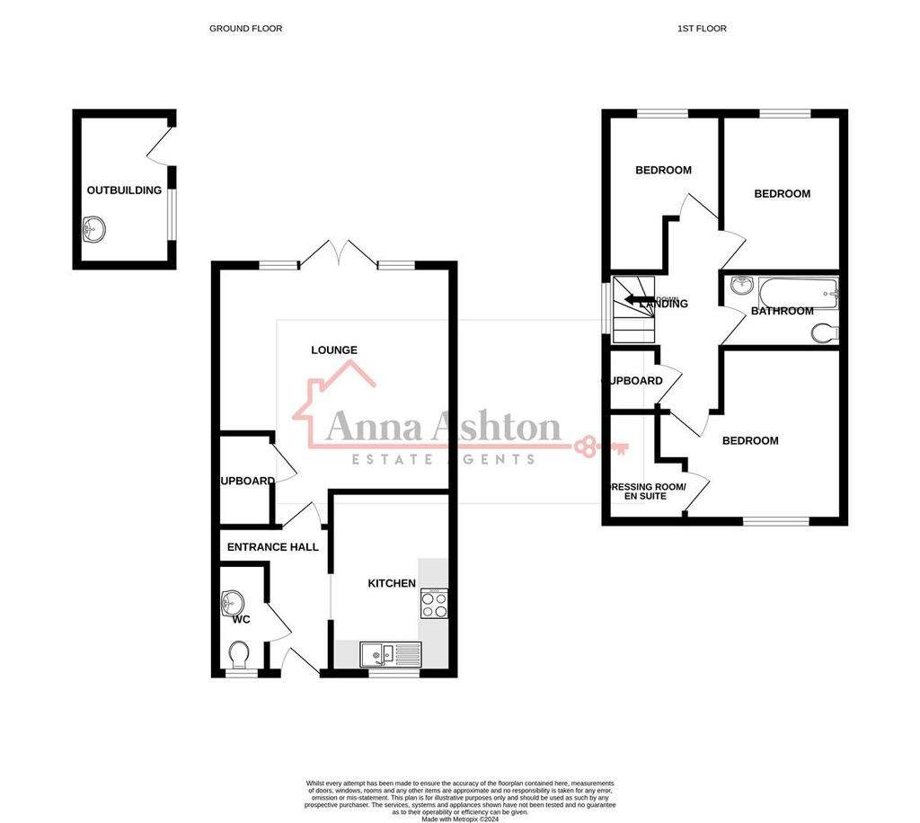 3 bedroom semi-detached house for sale - floorplan