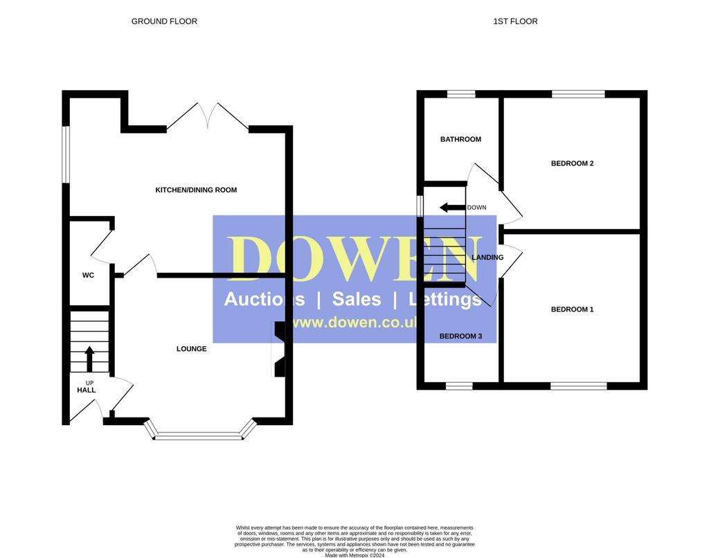 3 bedroom semi-detached house for sale - floorplan