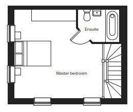 2 bedroom terraced house for sale - floorplan