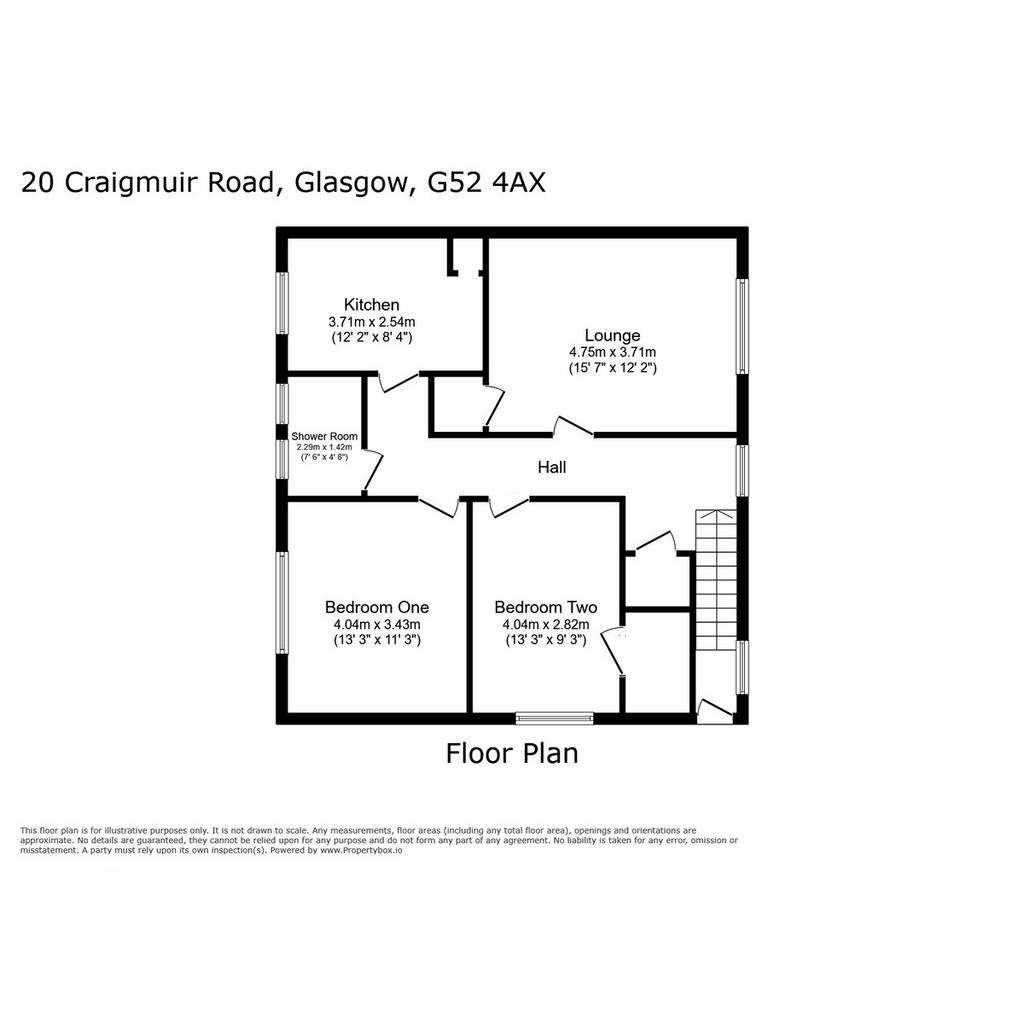 2 bedroom flat for sale - floorplan