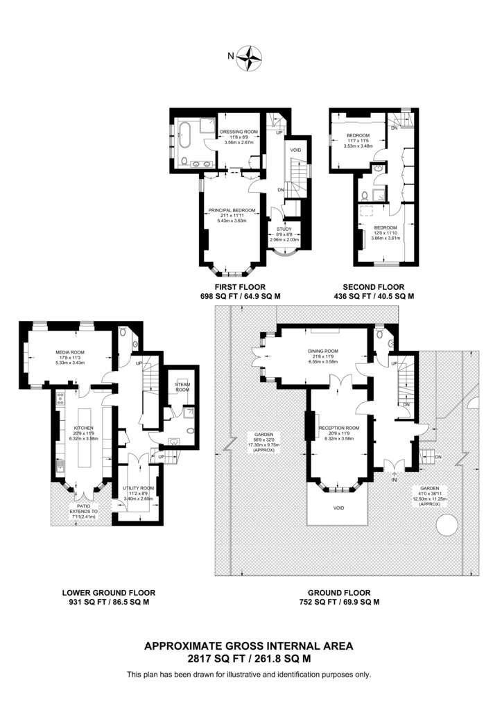 5 bedroom house to rent - floorplan