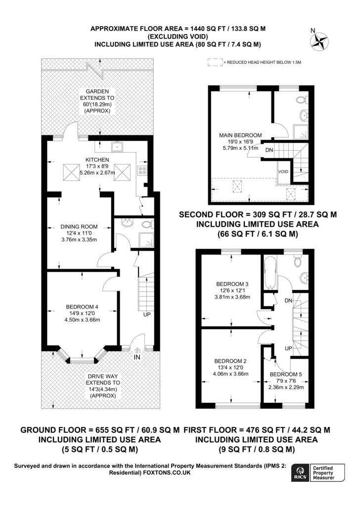 4 bedroom house to rent - floorplan