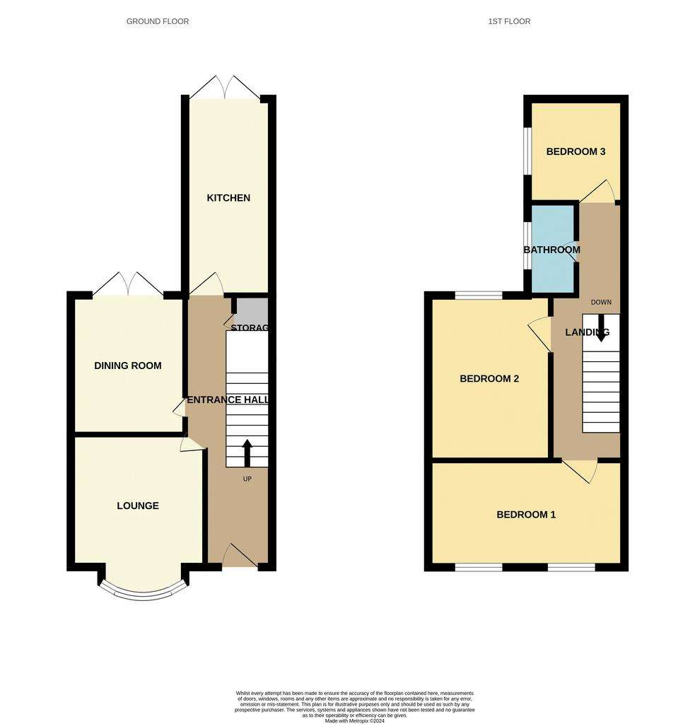 3 bedroom detached house for sale - floorplan