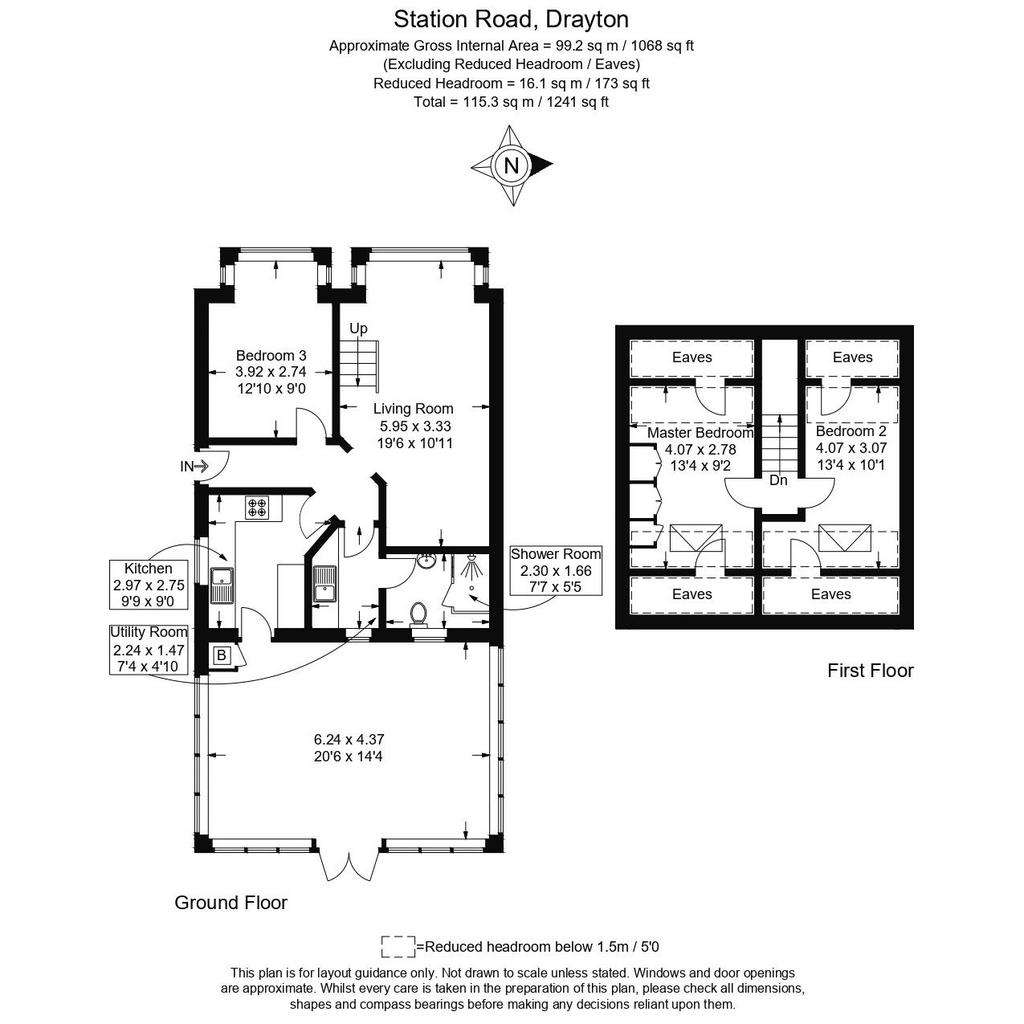 3 bedroom detached bungalow for sale - floorplan