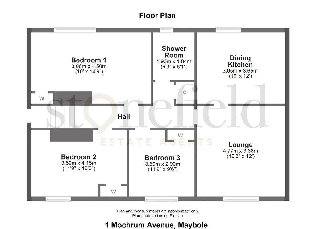 3 bedroom flat for sale - floorplan