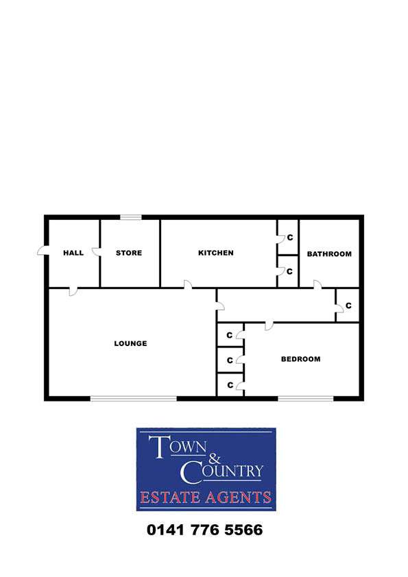 1 bedroom flat for sale - floorplan