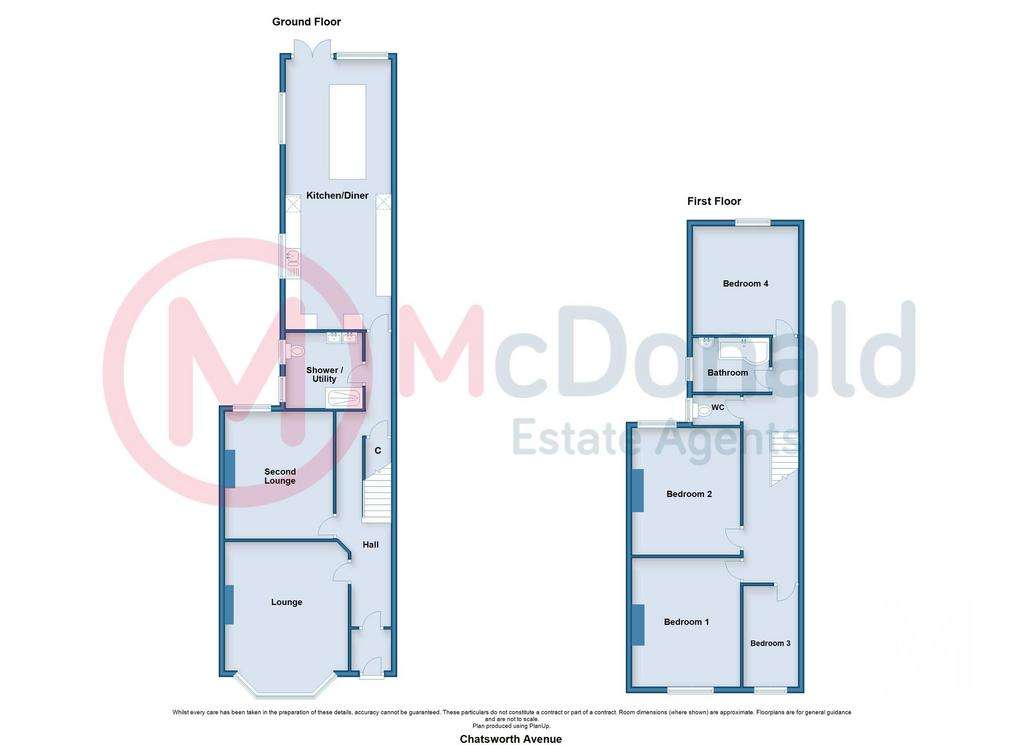 4 bedroom terraced house for sale - floorplan