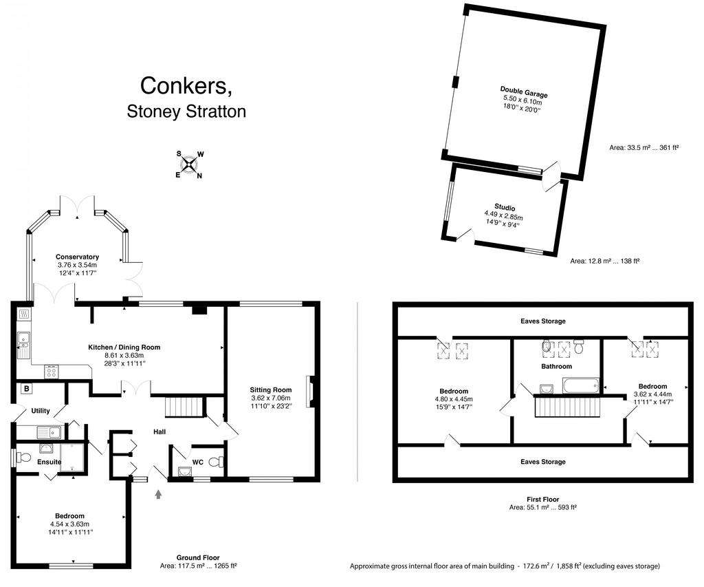 3 bedroom detached house for sale - floorplan