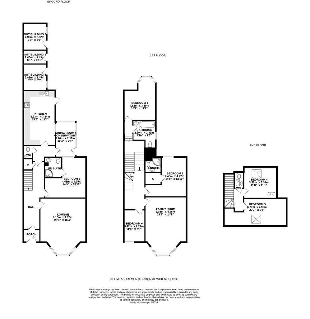 6 bedroom semi-detached villa for sale - floorplan