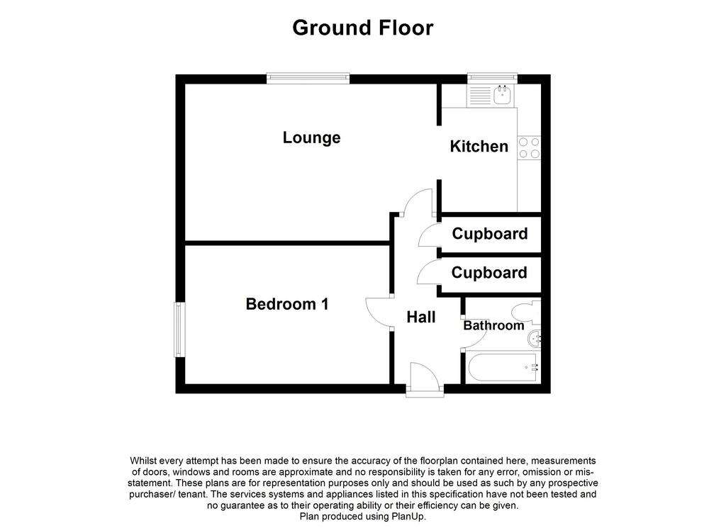 1 bedroom flat for sale - floorplan